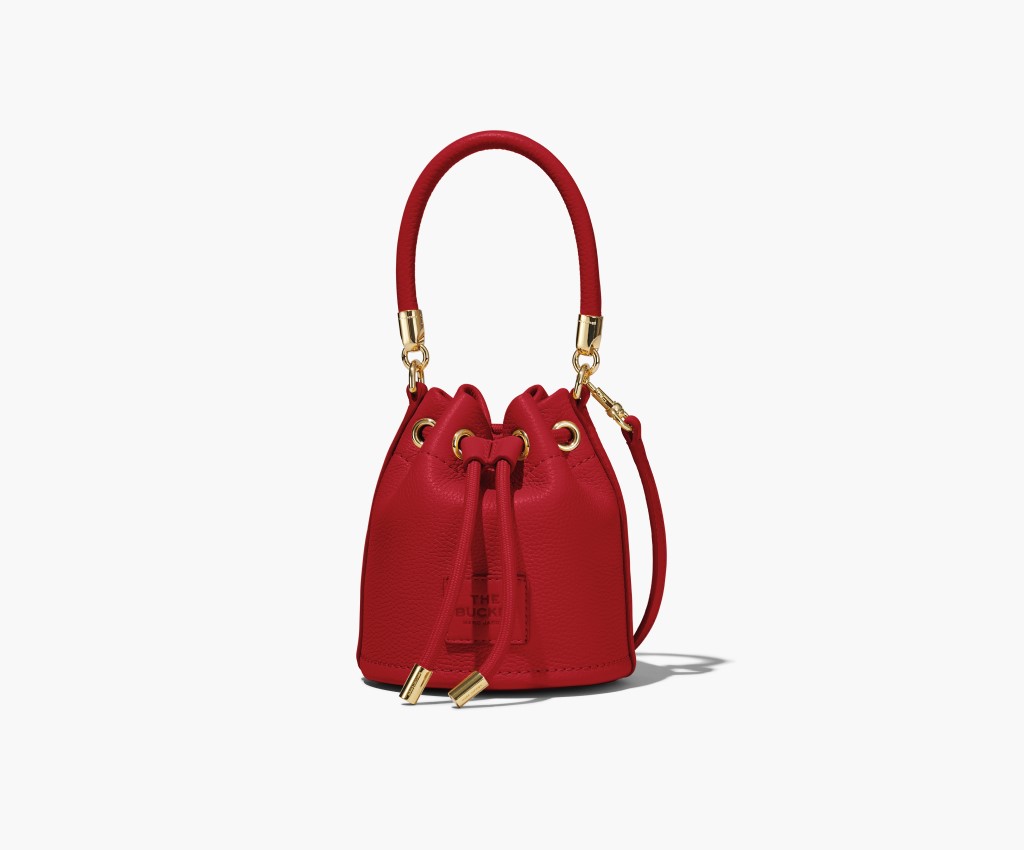 The Micro Bucket Bag (True Red)